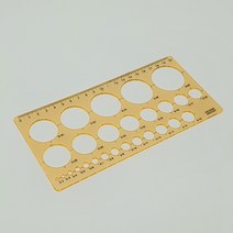 모양자 모형자 원형 모양자 20cm