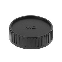 Rear Lens Body Cap Camera Cover Set Dust Screw Mount Protection Plastic Black Replacement for Minolta MD X700 DF-1, Lens cover + fuselage cover