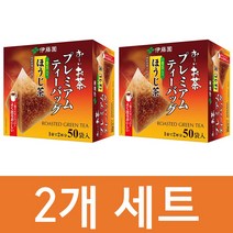 일본 호지차 프리미엄 50개입 2개세트 호우지차 이토엔 녹차 프리미엄 티백, 2개