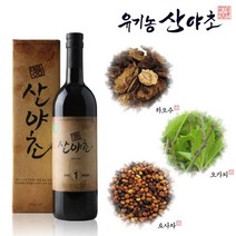 유기농산야초 1호 혼합 발효원액 효소 진액 엑기스, 1병, 500ml