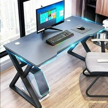 미디 데스크 1인용 컴퓨터 책상 1인 컴푸터 소형 노트북, 화이트 블랙 120X60X75