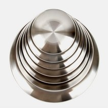 샐러드 파스타 플레이팅 스텐 캠핑 소분접시 6호 식당용 전문점 식당그릇