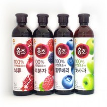 핫딜 청정원 자연발효 홍초 900ml 석류 블루베리 복분자 사(상세페이지 확인), 청정원 자연발효홍초 복분자900m
