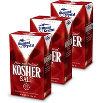 다이아몬드 크리스탈 코셔 솔트 소금 퓨어 앤 내추럴 1.36kg 3개