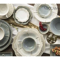 VBC까사 폰다코 라인 전품목 행사, 상세설명 참조, 005.VBC까사 폰다코 바로크 샐러드 접시 23/그레이