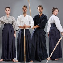 검도 호구 가방 죽도 용품 검 고급 검도복 검도 1개 입문용 성인 남녀 추천 흰색과 파란색 검도복 검도 하카마