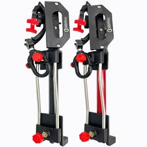 3단 밑밥통 거치대 바칸 낚시대 로드 스탠드 다자히노, 레드