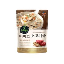 CJ제일제당 비비고 소고기죽 450g 3개