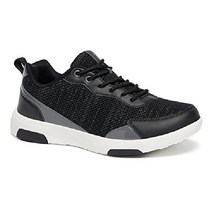 OrthoComfoot 여성용 정형 외과 신발 아치 지원 운동화 신경 병증 회복 내전 중족골통 건막류 Orthaheel 그레이 / 화이트 사이즈 8.5, 6.5-7, W1-블랙