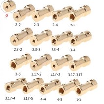 2-5mm 모터 구리 샤프트 ​​커플 링 커플러 커넥터 슬리브 어댑터 미국, 4-4mm