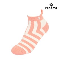 [레노마골프]여성 스트라이프 단목 양말 RWASJ5844-307, PEACH