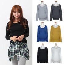 르네온 면스판 기본티셔츠 -6칼라(SD-9017) 라운드티셔츠