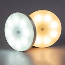 건전지 센서등 캠핑카 카라반 서비스도어 옷장 수납장 형광등 라이트 부착 레일등 인테리어조명 0-8324ea, 본상품선택, 1센서LED-웜화이트