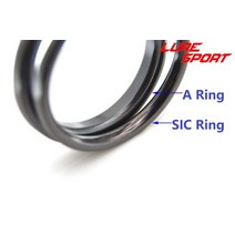 가이드 링 Lurort SIC 링 링 로드 가이드 빌딩 구성 요소 수리 DIY 액세서리 2-15 개/로트 크기 2.5-50, 07 Sie 10 (15pcs)