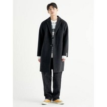 [빈폴] 네이비 울혼방 솔리드 싱글 코트 BC2930A21R