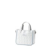 192557 보스턴백 토트백 캘러웨이 미니 토트 PU SPORT MINI TOTE WMS 23 여성, 화이트/삭스