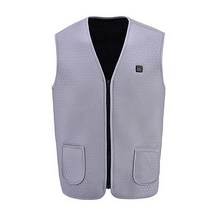 발열조끼 내피 군인진급선물 방한작업복 usb 배터리 용 가열 된 전기 남자 발열내의 내복