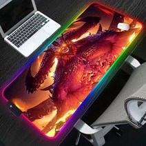 디아블로 3 Rgb 마우스 패드 노트북 매트 카와이 Pc 게임 컴퓨터 데스크 프로텍터 테이블 애니메이션 액세서리 데스크패드, [08] 400x900x3mm, [12] LL000653