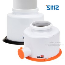 모던스토리 베란다 하수구 냄새차단트랩 우수관 개폐기 악취취단 커버 대형 중형, 중형 75mm