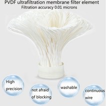 드롱기 304 스테인레스 스틸 워터 필터 PVDF 한외 여과 정수기 1000L 가정용 주방 음료 스트레이트 UF, 01 PVDF Ultrafiltration