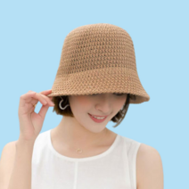 여성 바캉스 버킷햇 얼굴 작아보이는 큰사람 벙거지 모자
