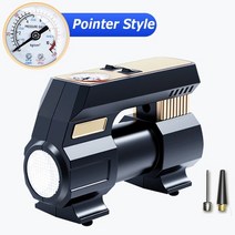 자동차 엔진수리 장비 엔진수리툴 자동차미션수리공구 car aircompressor 120w 30s fa inflator air pump auto Tire pumb for car, 포인터 스타일