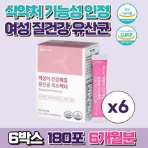 여성 질 영양제 중외제약 여성이건강해질 유산균리스펙타 질에 좋은 유산균, 6박스, 30포