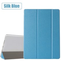 삼성 호환 SMT510 SMT515 가죽 태블릿 케이스 funda Trifold 스탠드 커버 슬리브 보호 스킨 가방 갤럭시 탭 A 10.1 quot, 06 SM-T220 T225, [02] Silk Blue