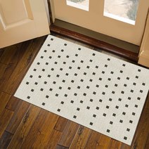 폴라도레 DIY 현관 코일매트 북유럽 발판 베란다 아파트 발코니 바닥매트, 1.90x60센치, 05.사각도트