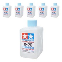 타미야 에나멜 신너 X-20 80040 250ml x 6p