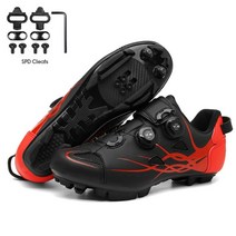 클릿슈즈 자전거 로드 mtb 피직 시디 시마노 평페달 클릿 슈즈 신발 남자 사이클링 신발 with cleats 탄소 섬유 도로 자전거 신발 자동 잠금 여성 자전거 신발 spd, 레드 엠티비, 42