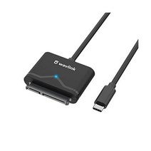 WLINK 정품 2.5인치 5mm/7mm/9.5mm SATA I/II/III HDD/SSD 지원을 위한 USB 3.0-SATA 외장형 하드 드라이브 인클로저 UASP 기능 최대, USB C - 2.5인치 어댑터