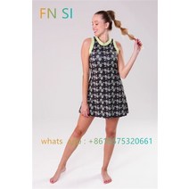 테니스연습기 Fn Si-비치 테니스 드레스 여성 운동 골프 러닝 스포츠 민소매 피트니스 짧은 세트, 03 3_04 XL
