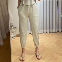 [ 핏보장!! 주문폭주! ] [ 키작녀 골지 조거팬츠 ] 오트밀 크림 그레이 백멜란지 블랙 카키 조커팬츠 조거바지 조커바지 슬림핏