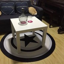 러그 러그 거실 북유럽스타일의 원형 카페트 현대적인 가정용거실 티테이블 귀여운 침대옆 침대앞 심플 곤돌라 컴퓨터의자쿠션