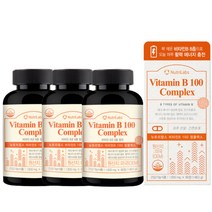 50대 만성피로영양제 비타민B100 컴플렉스90정x3개 20대 30대 40대 중년 갱년기 노인 어르신 여성 여자 남자 남성 엄마아빠 부모님 항산화 면역력 비타민 선물 추천