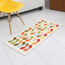 자체제작 디자인 컬러풀리프 주방매트