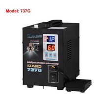 레이저용접기 레이져 sunkko 737g + 18650 배터리 스폿 2.8kw 4.3kw led 조명 듀얼 디지털 디스플레이 더블 펄스, 110v