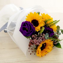 앤드플라워 [배송일 택] 생화 꽃다발 정기구독 생일 기념일 프러포즈 졸업식 입학식 재롱잔치 발표회, 10_해바라기 에디션1