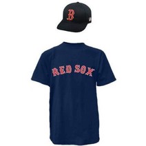 보스턴 레드삭스 MLB 캡 amp Jersey Official Major League Baseball Licensed 복제 모자 코튼 크루넥 티셔츠 저지