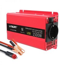 인버터 220 500w 태양광 가정용 700w 컨트롤러 주택용 태양광인버터3kw 자동차 1500W 전원 DC 12V ~ AC 110V/220V 230V 듀얼 USB 충전 어댑터 변, 12V 220V EU 블랙