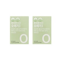 쁘띠앤 오메가3 초임계 식물성 비건 530mg x 60캡슐 2박스