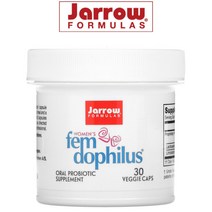 Jarrow 자로우 우먼 펨 도피러스 50억 냉장보관 락토바실러스 람노서스 루테리 30 캡슐
