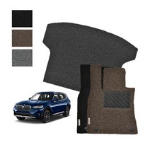 2022 BMW X3 X3M G01 F25 X3 20d 30d 20i 30e 가솔린 PHEV 하이브리드 디젤 확장형 23mm 1열+2열 풀세트 자동차 바닥 코일카매트 트렁크매트, 그레이 코일트렁크매트, 그레이, X3 (04~11년)