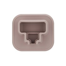 알렉사 실리콘 흡착 면도기걸이, COCOA, 5개