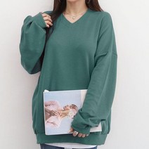 [쏭스타일] 보보V넥오버핏맨투맨