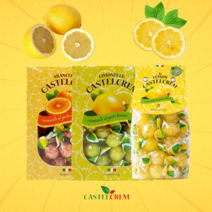 이탈리아 포지타노 카스텔크렘 레몬 입덧 사탕 임산부 간식 대용량캔디, 154g, 1개