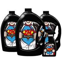 [아토세이프] 밀크코튼 드레스퍼퓸 섬유탈취제 블랙베리향 3L 3개, 상세 설명 참조