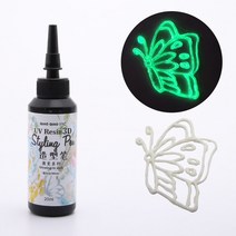 20ML UV 수지 크리스탈 에폭시 3D 발광 스타일링 펜 훅 라인 핸드페인팅 자외선 큐어링 글루 DIY 공예 모델링 수지 아트입니다, 1 건, 09