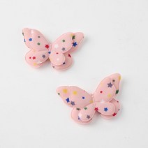 통통이 초음파 북유럽스타일 핑크 별 나비 장식 세트